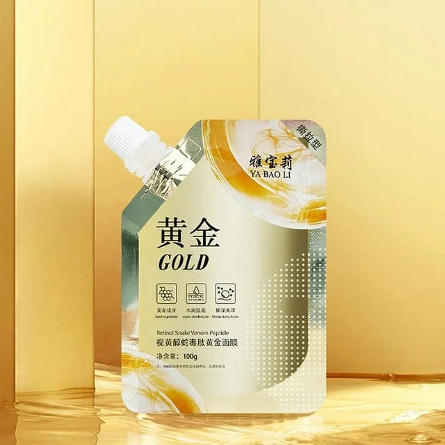 Retinol gold mask deep moisturizing brightening anti-aging lifting oil tear-off